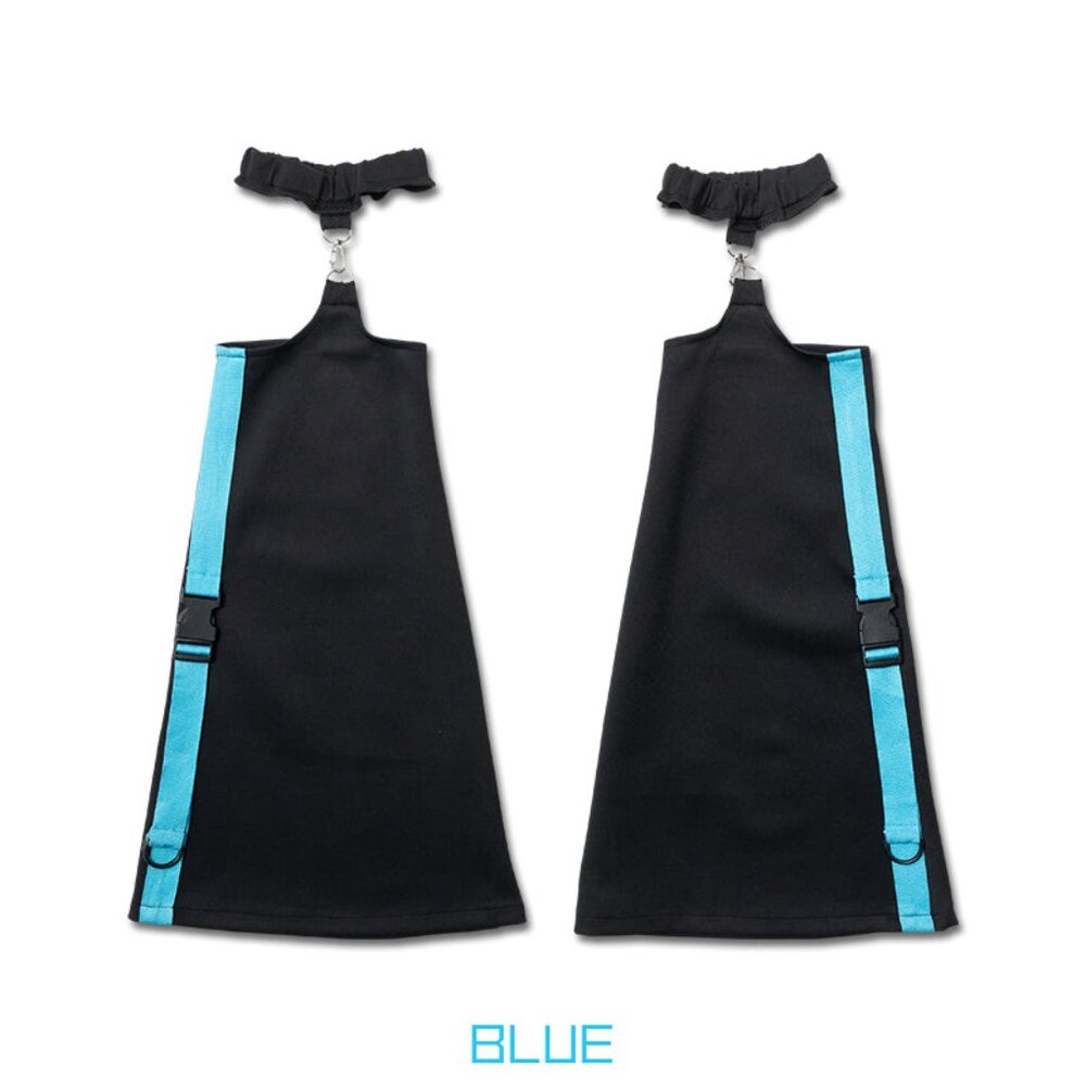 ACDC RAG Uzurai Cyberpunk Tech Black Blue Leg Warmer